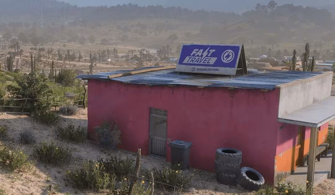 Panneau de voyage instantané dans Forza Horizon 5