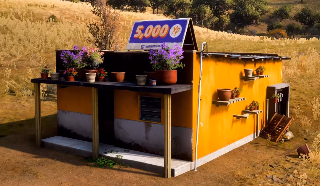 Panneau XP dans Forza Horizon 5